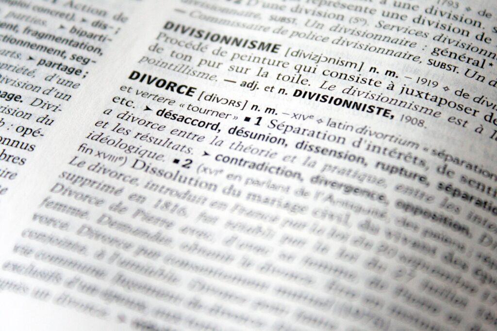 Divorce definition